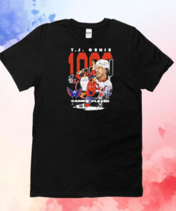 Tj Oshie Washington Capitals 1000 games played T-Shirt