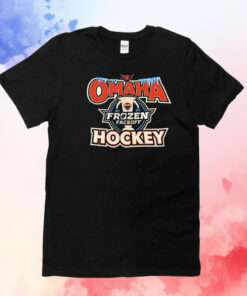 UNO Frozen Faceoff Omaha Hockey 2024 T-Shirt