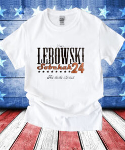 Vote Lebowski Sobchak the dude abides 2024 T-Shirt