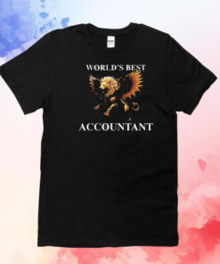 World’s best accountant lion with dragon’s body T-Shirt