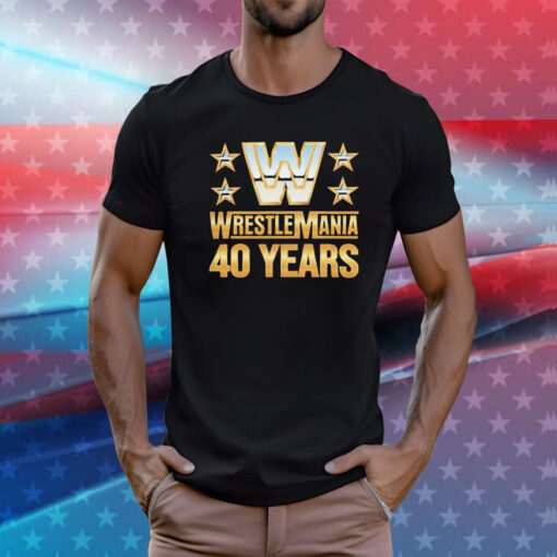 Wrestlemania 40 over the years T-Shirt