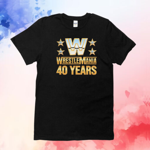 Wrestlemania 40 over the years T-Shirt
