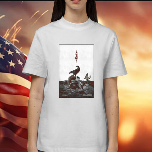 Slipknot April 25 2024 Pioneertown CA Poster t-shirt