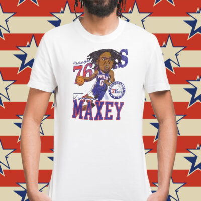 76ers Tyrese Maxey Caricature Shirt