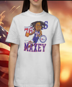 76ers Tyrese Maxey Caricature Shirt