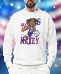 76ers Tyrese Maxey Caricature Shirt