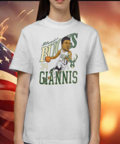 Bucks Giannis Antetokounmpo Caricature Shirt