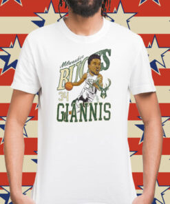Bucks Giannis Antetokounmpo Caricature Shirt