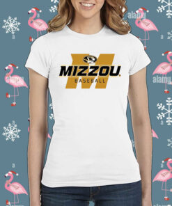 Mizzou Tigers 2024 Baseball Block M Oval Tiger Head t-shirt