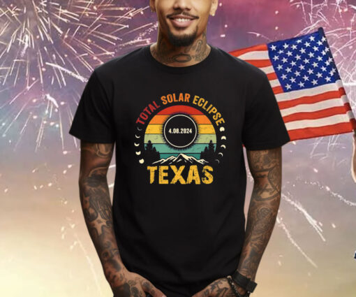 Total Solar Eclipse Texas, April 8th Path of Totality Shirts