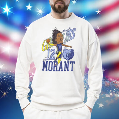 Grizzlies Ja Morant Caricature Shirt