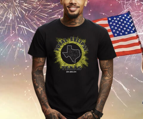 Total Solar Eclipse 2024, Texas Eclipse Clipart Shirts