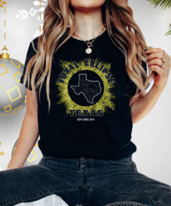 Total Solar Eclipse 2024, Texas Eclipse Clipart Shirts