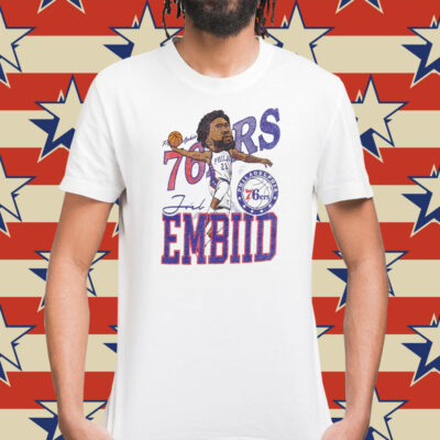 76ers Joel Embiid Caricature Shirt
