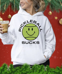 Smiley Pickleball Sucks t-shirt