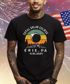 Total Solar Eclipse USA Erie Pennsylvania 4.08.2024 Shirts