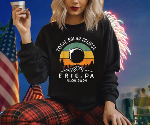 Total Solar Eclipse USA Erie Pennsylvania 4.08.2024 Shirts