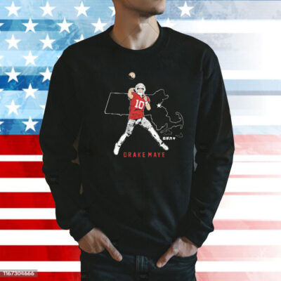 Drake Maye State Star t-shirt