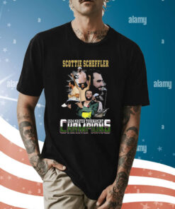 Scottie Scheffler 2024 Master Tournament Champions Shirt