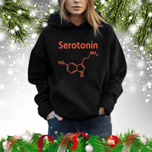 Endra Wearing Serotonin Comfy t-shirt