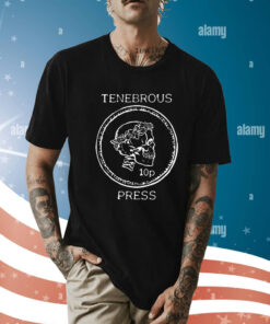 Tenebrous Press Skull and Laurel Straight Cut t-shirt
