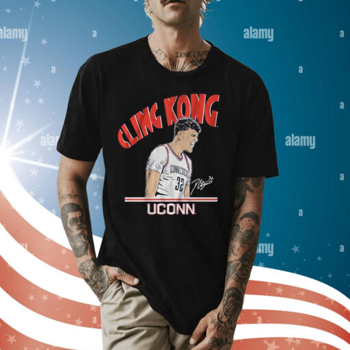 UConn Basketball Donovan Clingan Cling Kong Shirt