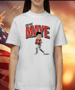 Drake Maye Caricature t-shirt