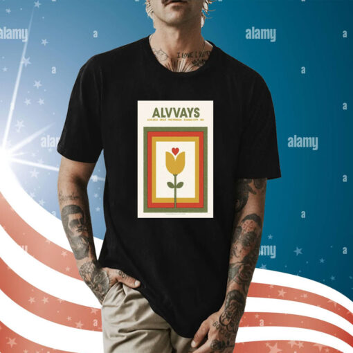 Alvvays 4.25.2024 The Truman Kansas City, MO Poster t-shirt