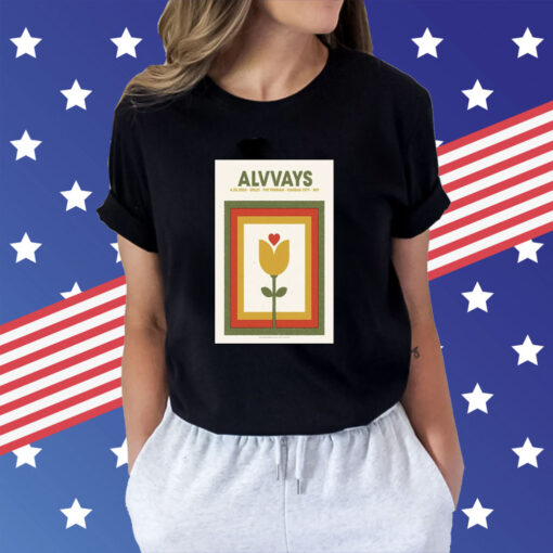 Alvvays 4.25.2024 The Truman Kansas City, MO Poster t-shirt