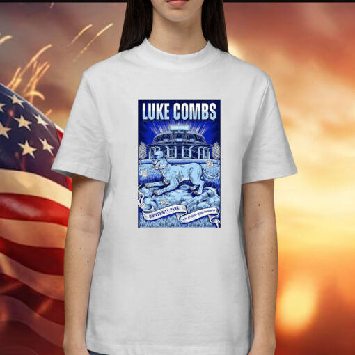 Luke Combs April 27 2024 University Park PA Poster t-shirt