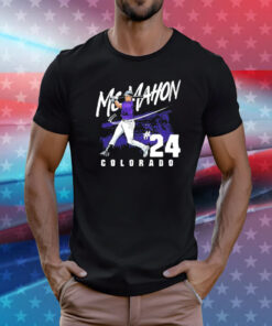 Ryan McMahon Colorado Rockies Relentless Spirit Grunge T-Shirt