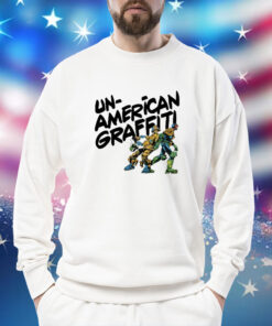 Unamerican Graffiti Judge Dredd Funny t-shirt