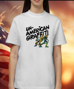 Unamerican Graffiti Judge Dredd Funny t-shirt