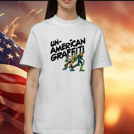 Unamerican Graffiti Judge Dredd Funny t-shirt