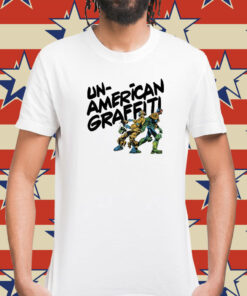 Unamerican Graffiti Judge Dredd Funny t-shirt