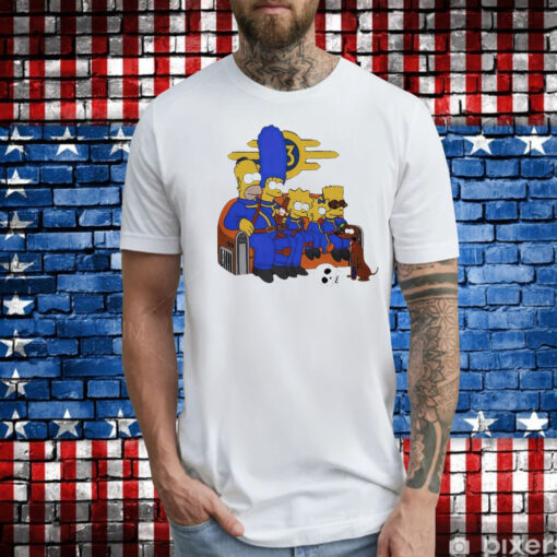 Official The Simpsons and Fallout Nuclear Family Shirt
