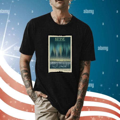 Keane Hopes And Fears Anniversary 2024 World Tour Poster t-shirt