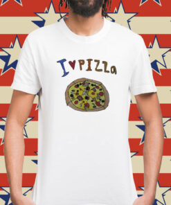 Chaosandkindness I Love Pizza t-shirt