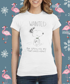 Official Snoopy wanted for stealing my toktured heart Shirt