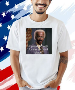 Biden if you don’t vote for me you ain’t black T-shirt