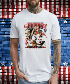 DJ Burns Jr NC State Wolfpack NCAA Men’s Basketball T-Shirt