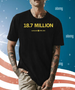 Eighteen Point Seven Million Cleveland April 2024 Shirt