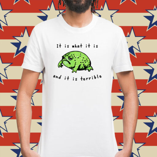 Frog it is what it is and it is terrible Shirt