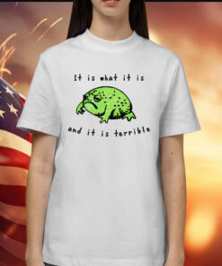 Frog it is what it is and it is terrible Shirt