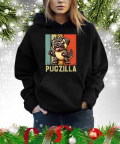 Pug Owner Pugzilla Dog Lover Funny Animal Pet Breeder Hoodie