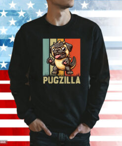 Pug Owner Pugzilla Dog Lover Funny Animal Pet Breeder Hoodie