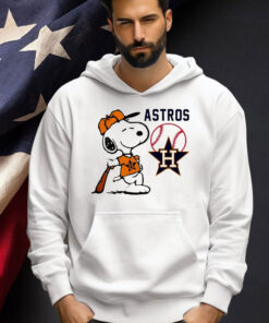 Houston Astros baseball Snoopy Peanuts 2024 T-shirt