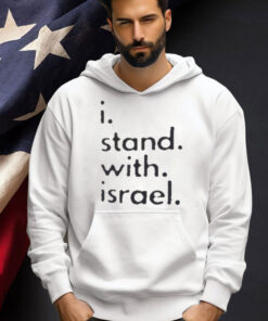 I Stand with Israel Men's 100% cotton Gray T-Shirt