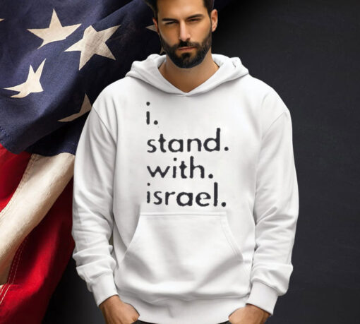 I Stand with Israel Men's 100% cotton Gray T-Shirt