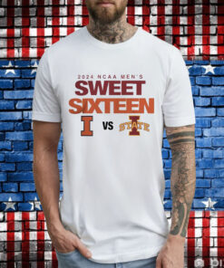 Illinois Vs Iowa State Men’s Basketball 2024 Sweet 16 T-Shirt
